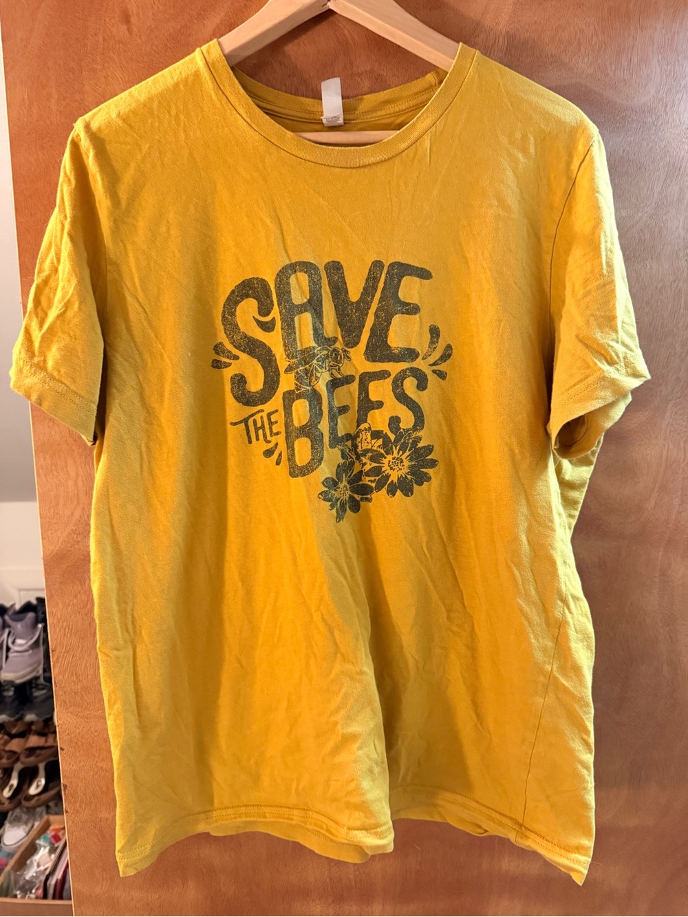Bella Canvas Mustard Yellow 'Save' Graphic Tee